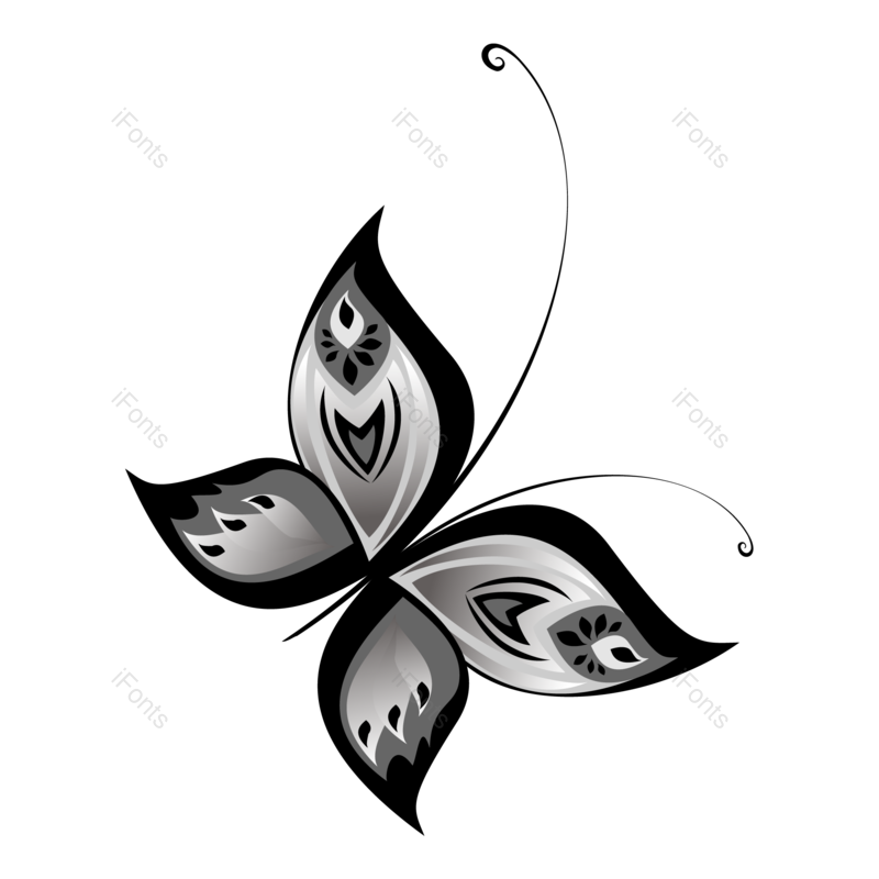 边框图片,花纹元素,图案PNG,黑白免抠素材